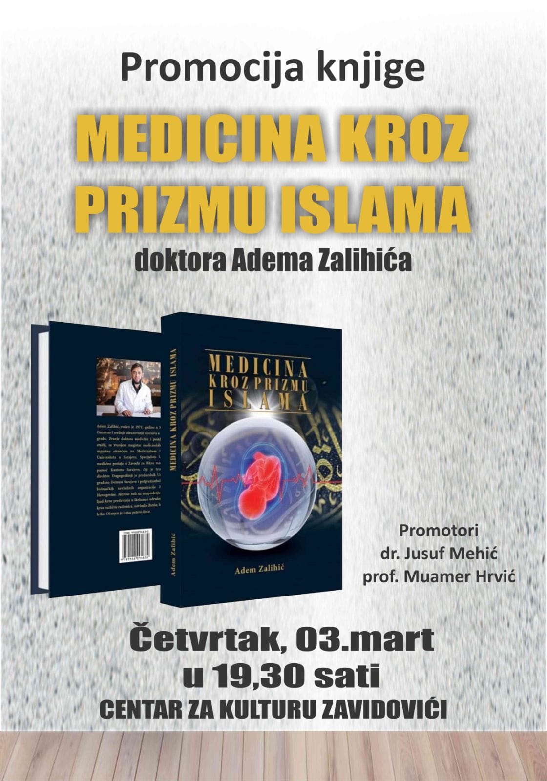 Promocija knjige “Medicina kroz prizmu islama” doktora Adema Zalihića