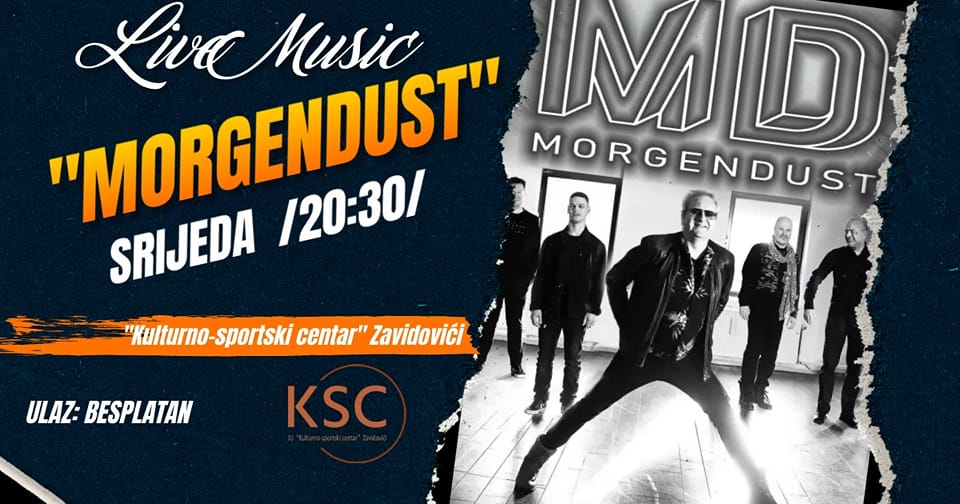 Rock grupa”Morgendust”u Kulturno-sportskom centru